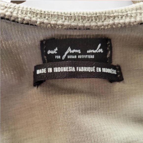 NWOT URBAN OUTFITTERS Out From Under Green Weekender Cowl Neck Bodysuit {Small} - Picture 7 of 7